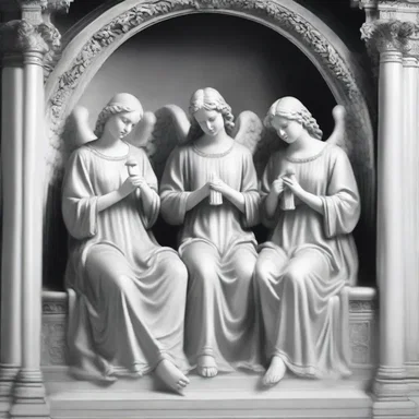 According to religious texts, even in the divine court, angels act as judges and sit on a heavenly bench.