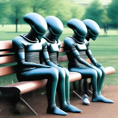 In the science fiction story, the bench players were actually aliens in disguise, secretly observing human sporting events as part of their research.