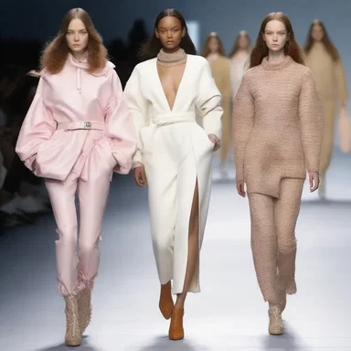 The designer decided to bench the new collection on a runway show.