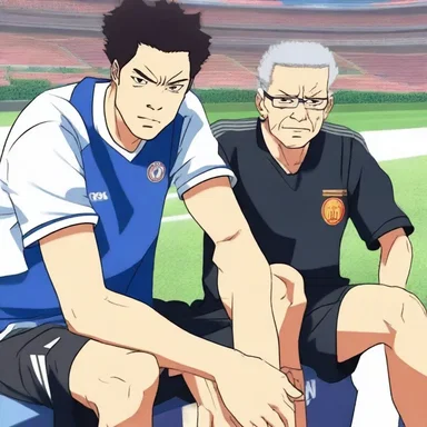 In the popular anime series, the coach decided to bench the star player due to his poor performance.
