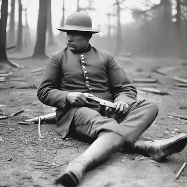 During the American Civil War, soldiers often suffered injuries to their conks due to shrapnel and sawdust in battle.