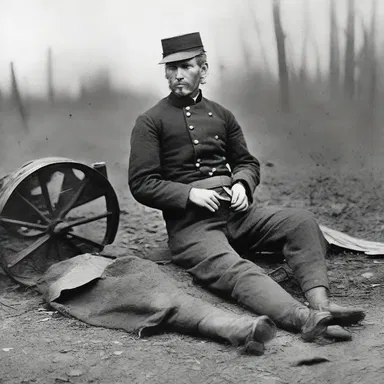 During the American Civil War, soldiers often suffered injuries to their conks due to shrapnel and sawdust in battle.