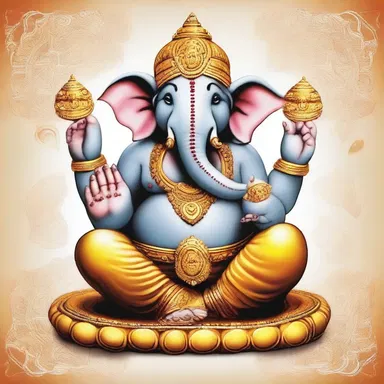 In Hindu mythology, the god Ganesha is depicted with a conk that is believed to symbolize wisdom and intelligence.