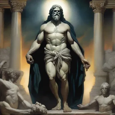 According to ancient Greek mythology, if someone were to conk, it was believed that their soul would be guided to the underworld by the god of death, Hades.