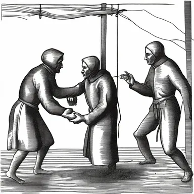 During the Middle Ages, individuals suspected of witchcraft were often subjected to tests, such as tying them up and throwing them in water. If they were unable to break free and conked, they were deemed guilty and executed.