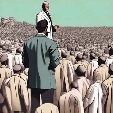 The preacher warned his followers that they should not conk unbelievers on the head as a way to convert them to their religion.