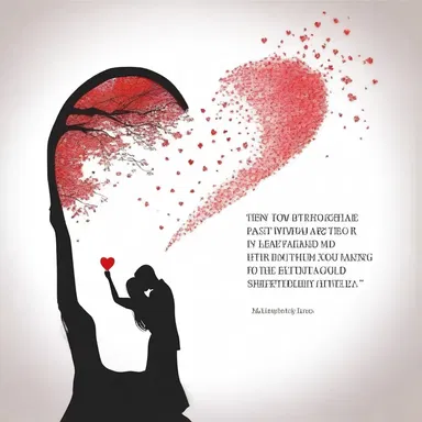 Her love for him rigidified her heart, making it difficult to let go.