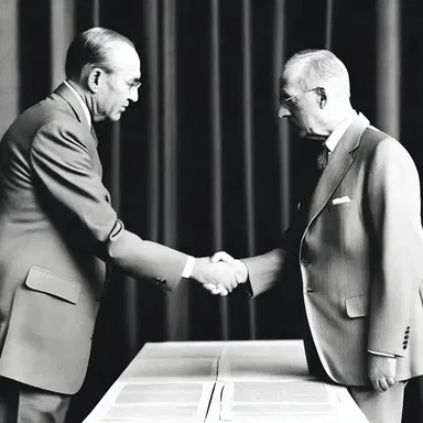 The drawn-out negotiations between the countries finally resulted in a peace treaty.