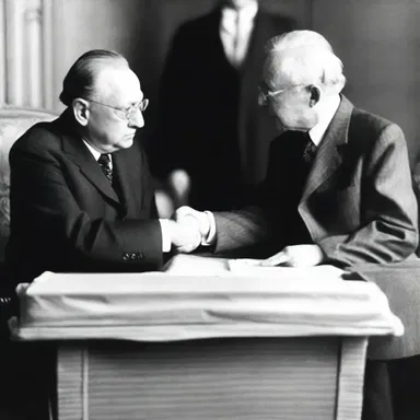 The drawn-out negotiations between the countries finally resulted in a peace treaty.
