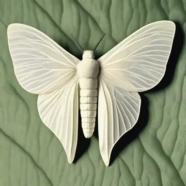 According to ancient mythology, the domestic silkworm moth was considered a symbol of purity and rebirth.