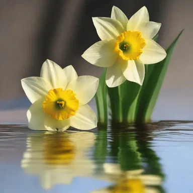In Greek mythology, Narcissus fell in love with his own reflection, resulting in self-pollination as he failed to reproduce with another flower.