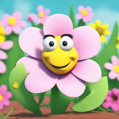 In the cartoon series, a flower character named Rosie practiced self-pollination in order to produce seeds for her garden.