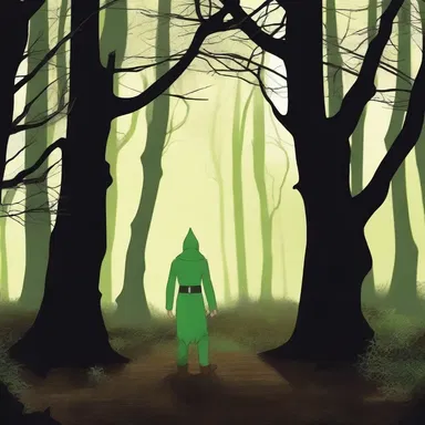 In the dark forest, the elf let out a high-pitched shriek to warn the others of the approaching danger.