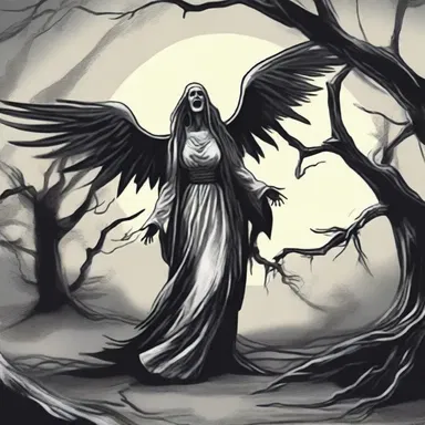 According to the ancient legends, the Banshee's shriek foretold the imminent death of a family member.