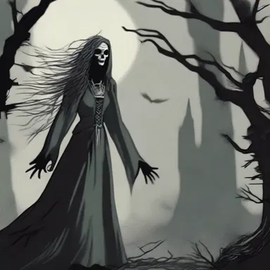 According to the ancient legends, the Banshee's shriek foretold the imminent death of a family member.