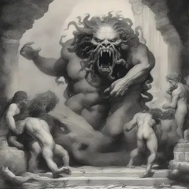 In Greek mythology, the Gorgons were known for their terrifying shrieks that turned anyone who heard them into stone.