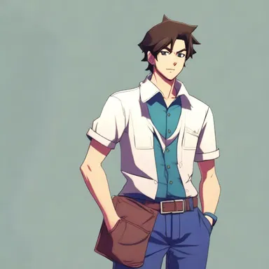 The protagonist always scrubs up before going on his epic adventures.