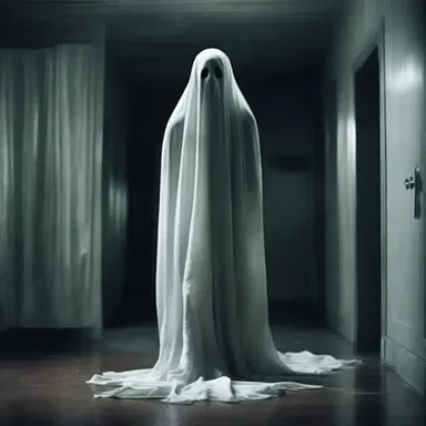 In the horror movie, the vociferation of the ghost sent chills down everyone's spine.