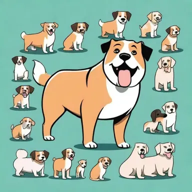 The comedian used the concept of mongrelize to create a funny joke about a dog with multiple breeds.