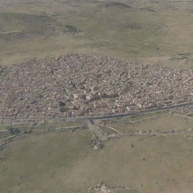 Create a dynamic zoom animation of the location identified as P2PR+G4J, Béjaïa 06000, showcasing its geographical features, buildings, and surrounding environment.