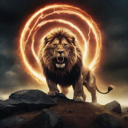 A dynamic picture illustrating the concept of power. Perhaps featuring thunderbolts, a Lion on a hill, or something abstract such as a glowing energy orb.