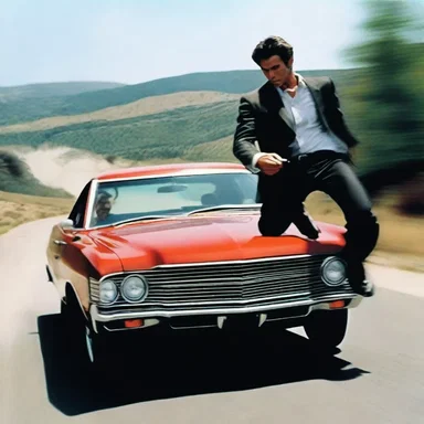 The action-packed film showcased an exhilarating chase scene where the protagonist skillfully manipulated the servosystem of his car.
