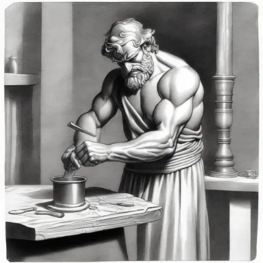 In ancient Greek mythology, Hephaestus, the god of blacksmiths, used tinning to solder together divine artifacts.