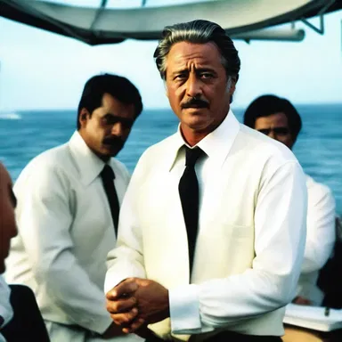 In the movie, the sea lawyer character played a pivotal role in stirring up conflicts among the crew members.