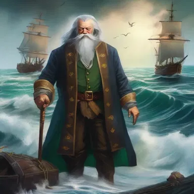 In the fantasy novel, the sea lawyer possessed magical powers and used them to relentlessly dispute with his shipmates.