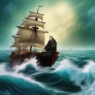 In the fantasy novel, the sea lawyer possessed magical powers and used them to relentlessly dispute with his shipmates.