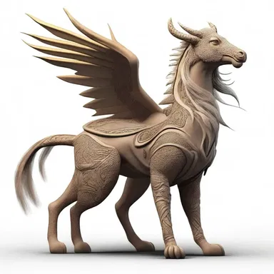 The conceptualisation of the mythical creature was based on ancient folklore and legends.
