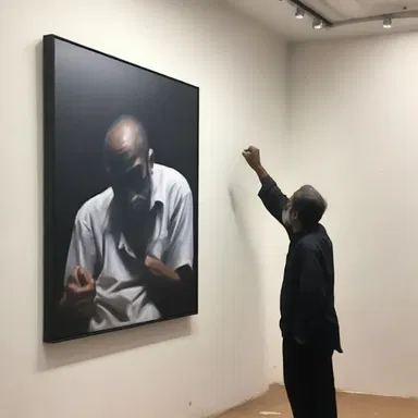 The artist's conceptualisation of the painting portrayed a deep emotional message to the viewers.