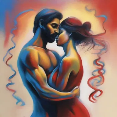 In his conceptualisation of love, he painted a beautiful picture of two souls entwined in an eternal embrace.