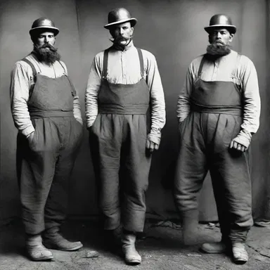 During the Industrial Revolution, the workers' clothes became smutty from the coal dust in the factories.