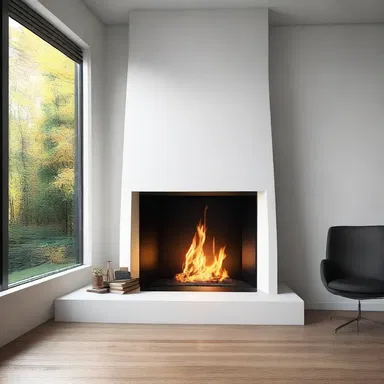 In the magical realm, the smutty fireplace could conjure flames of any color with a simple wave of a wand.