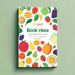 A high-quality digital art image depicting a book cover on diet