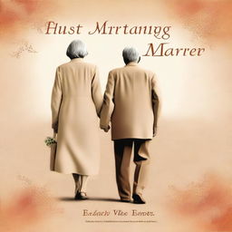 A captivating digital art image for a book cover on sustaining marriage