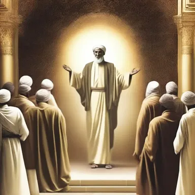 The prophet's divine message was delivered emphatically, leaving no room for doubt or disbelief.