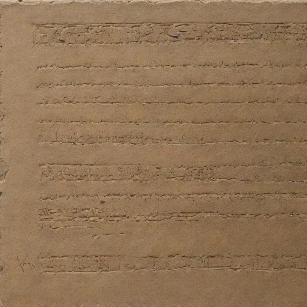 A detailed image of cuneiform script, etching out the names 'ROAA' and 'KADHIM' with precision and historical accuracy.