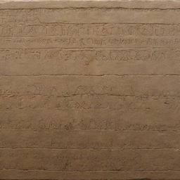 A detailed image of cuneiform script, etching out the names 'ROAA' and 'KADHIM' with precision and historical accuracy.