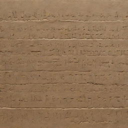 A detailed image of cuneiform script, etching out the names 'ROAA' and 'KADHIM' with precision and historical accuracy.