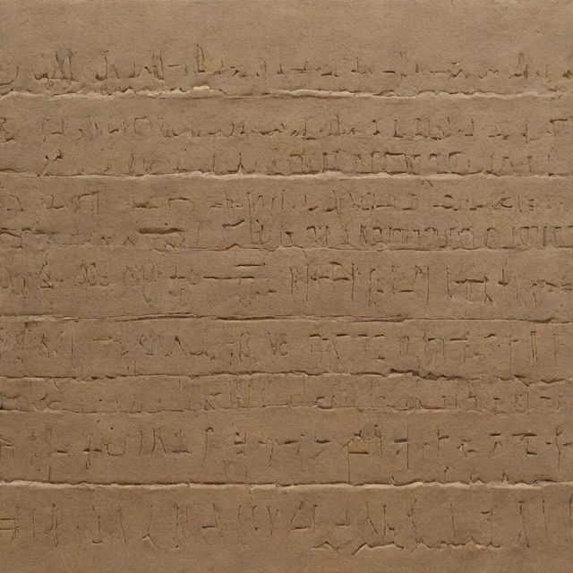 A detailed image of cuneiform script, etching out the names 'ROAA' and 'KADHIM' with precision and historical accuracy.