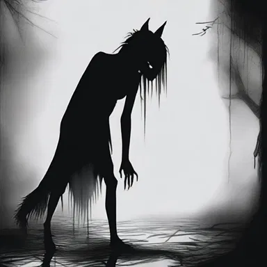 The sight of the pitiful creature lurking in the shadows sent shivers down her spine, inspiring both horror and pity.