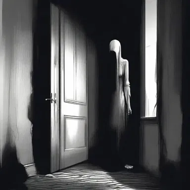The sight of the pitiful creature lurking in the shadows sent shivers down her spine, inspiring both horror and pity.