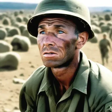 The film was a heartbreaking portrayal of the pitiful existence of a war survivor.