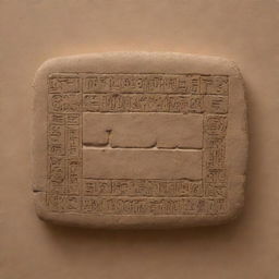 A meticulous replication of the cuneiform script spelling out 'ROAA' AND 'KADHIM' set against a textured clay tablet backdrop.