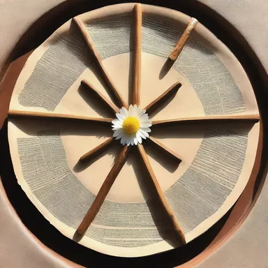 During the religious ceremony, the sacred texts were meticulously typed using a daisy wheel to ensure precision and clarity.
