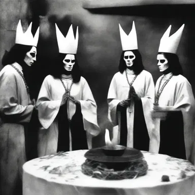 The cult's rituals were conducted in secret, symbolizing their dedication to unholiness.