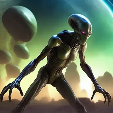 The alien race was feared throughout the galaxy for their unholiness and destructive tendencies.