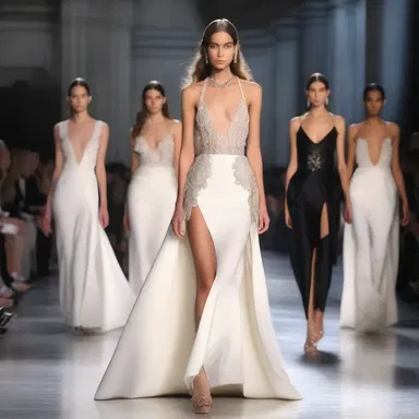 The designer showcased a stunning prelude to the collection with a jaw-dropping runway show.